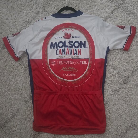 Molson Canadian Cycling Jersey Men's XL - Picture 2 of 3